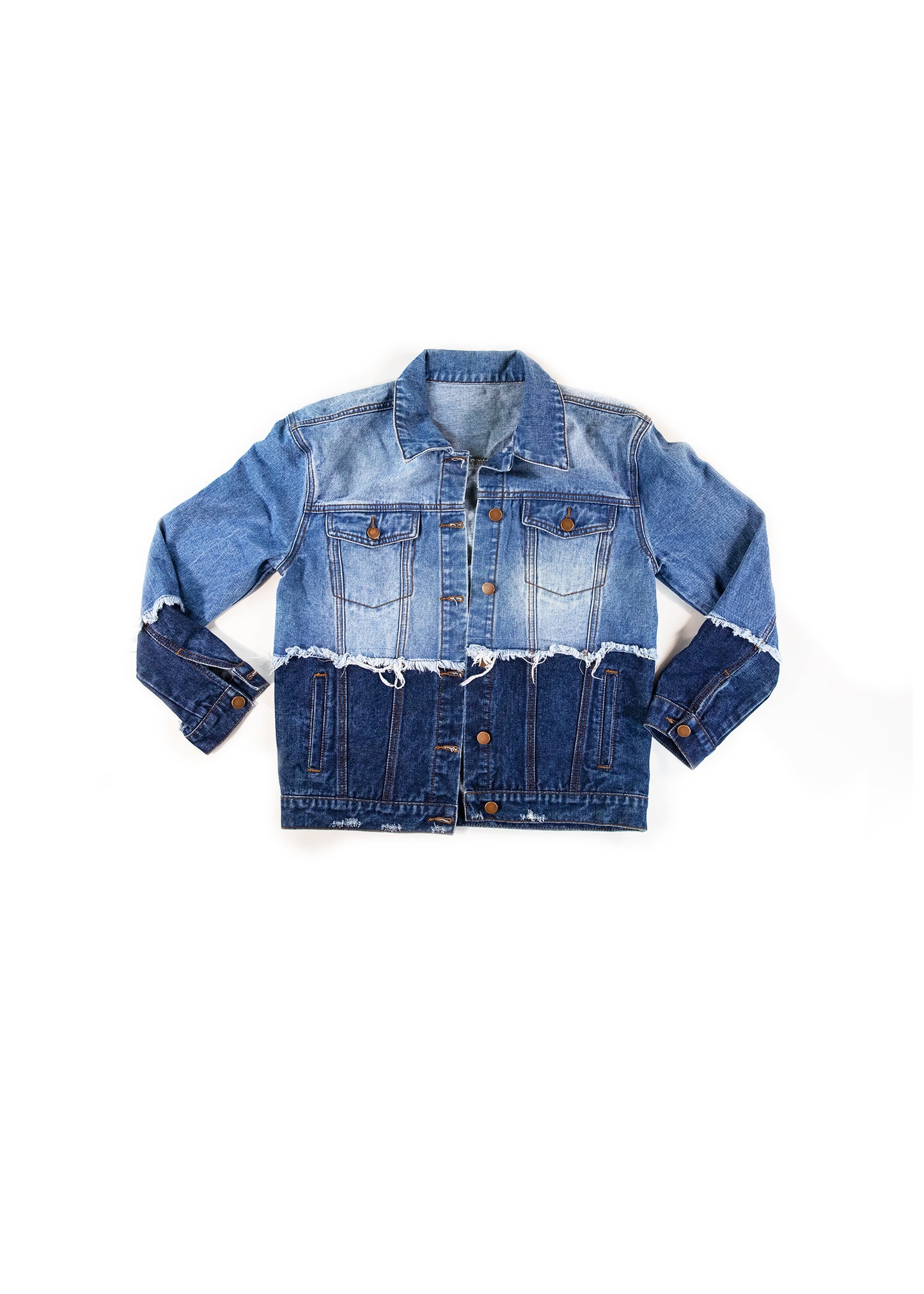 LA Strong Two-Tone Denim Jacket