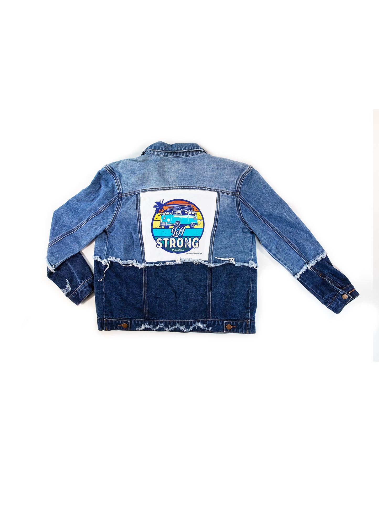 LA Strong Two-Tone Denim Jacket